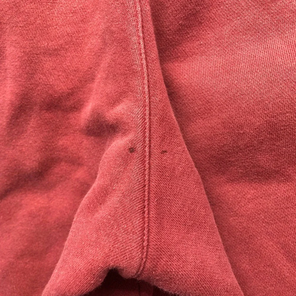 Nike Mens Fleece Shorts Red Big Swoosh Logo Drawstring Pockets Small